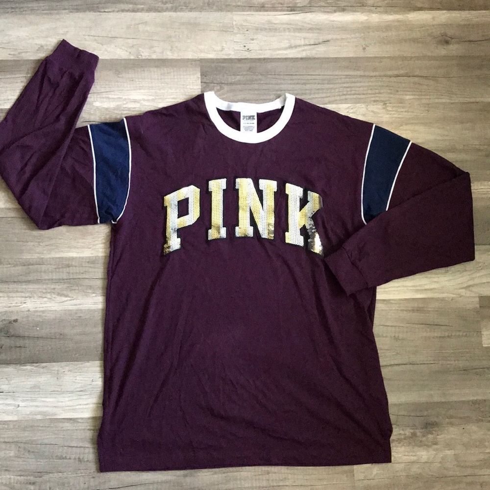 PINK Oversized Lounge Top Sz S 2/$25